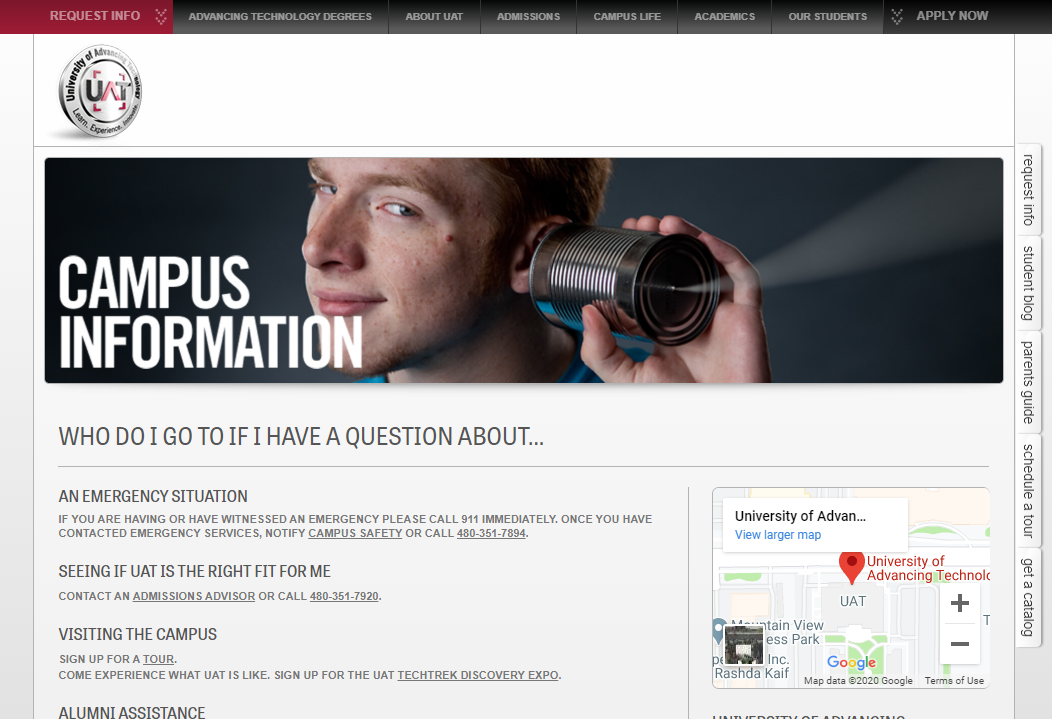 University of Advanced Technology (https://www.uat.edu)